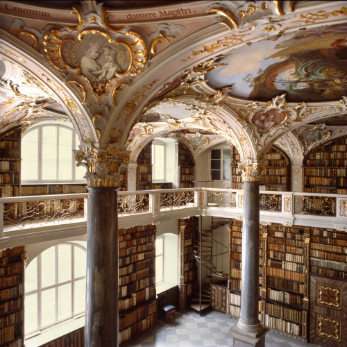 wanderthewood:Augustinian Library of Novacella, Brixen, South Tyrol, Italy