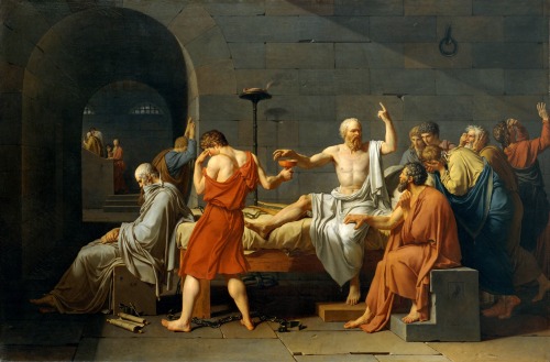 waffohs:  “The Death of Socrates” by Jacques-Louis David (1787)