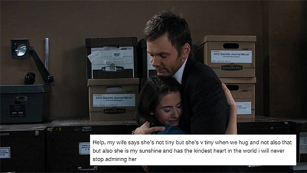 harryspaceshipmchale:  Jeff &amp; Annie + @help-mywife 