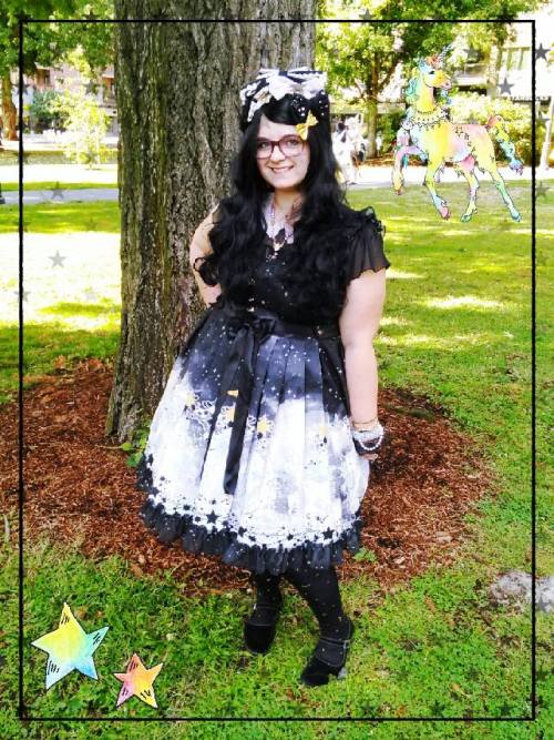 aliceofsnow:  Lolita coordinate for day 1 of KumoriconWore Haenuli’s Planetary Dreamer JSK wit