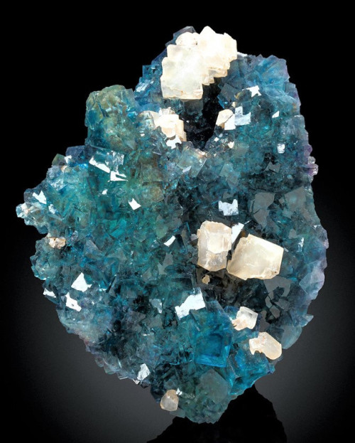 Fluorite with Barite - Okorusu Mine, Otjiwarongo District, Otjozondjupa Region, Namibia