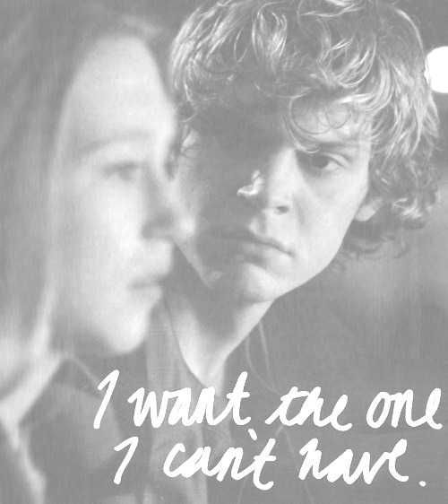 mymomthinksimcool17:  tate and violet. evan and taissa 