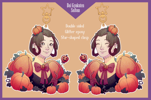 PREORDERS ARE OPEN FOR THESE HALLOWEEN DAI GYAKUTEN SAIBAN / GREAT ACE ATTORNEY CHARMS Preorders en