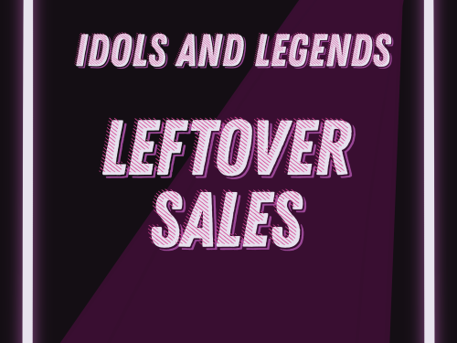 gymleader-zine: LEFTOVER SALES ARE OPENThe shop for the Idols & Legends Pokemon Sword & Shie