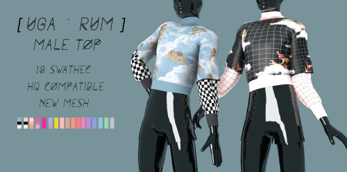  ~ MALE TOP ~- new mesh; -base game compatible; -HQ mod compatible; -18 swatches TERMS OF USE - can 