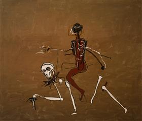 Riding with Death1988Jean-Michel Basquiat