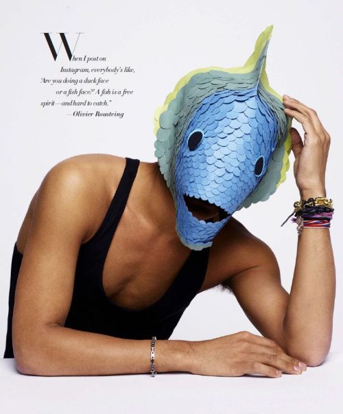 hatecrimes-deactivated20160925: Karl Lagerfeld, Alber Elbaz & Olivier Rousteing by Karl Lagerfeld, Designers’s Masked Intentions, Harper’s Bazaar US March 2015