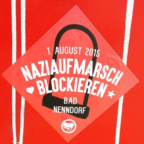 anundeadanarchist:Naziaufmärsche unmöglich machen! Nazis, Nazis jetzt wirds hart - 1 gegen 1 vorm Wincklerbad! 