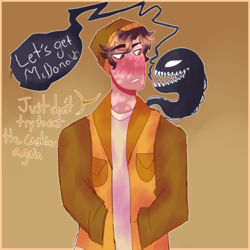 sugarglider9603:Here’s my first attempt at drawing Dolion in the Spiderverse au!( @galaxy-lilies you