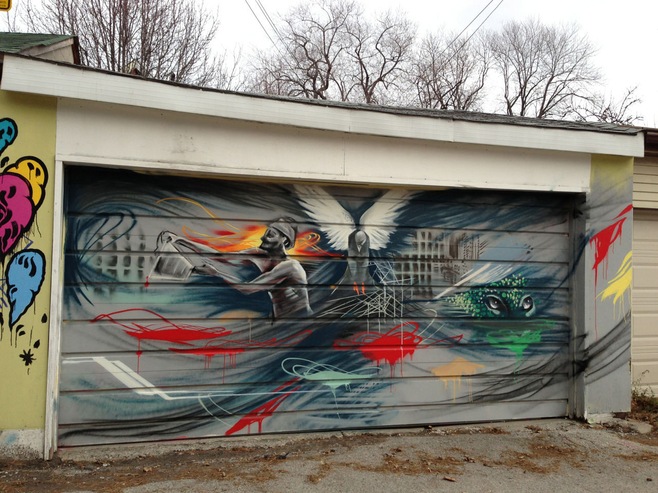 torontostreetart:  Kensington. December, 2012. Toronto.
