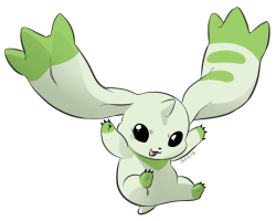 8bitwatermelon:  I just remembered I like Terriermon!and I really wanted to draw one, because I haven’t done that in YEARS… Digimon © Akiyoshi Hongo art © me 