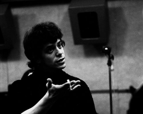geminiscene:    lou reed in the studio with the velvet underground, 1966.  