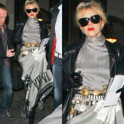 everygagalook:  17 december 2010leaving her hotellondon, england