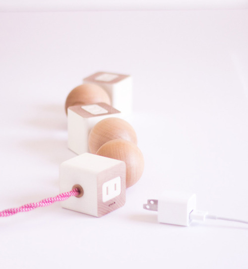 I need too many of these around my house. Wooden multioutlet power cords by Okum Made
