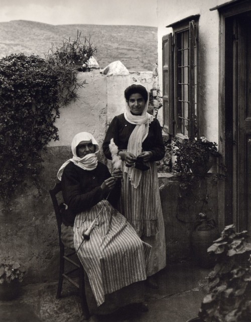 In Amorgos island, Greece by Fred Boissonnas (1903-1930) 