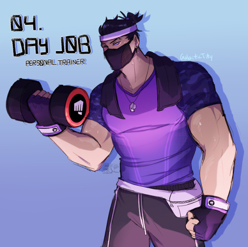  Skintober day 4 - Personal Trainer Shen (Day Job) 