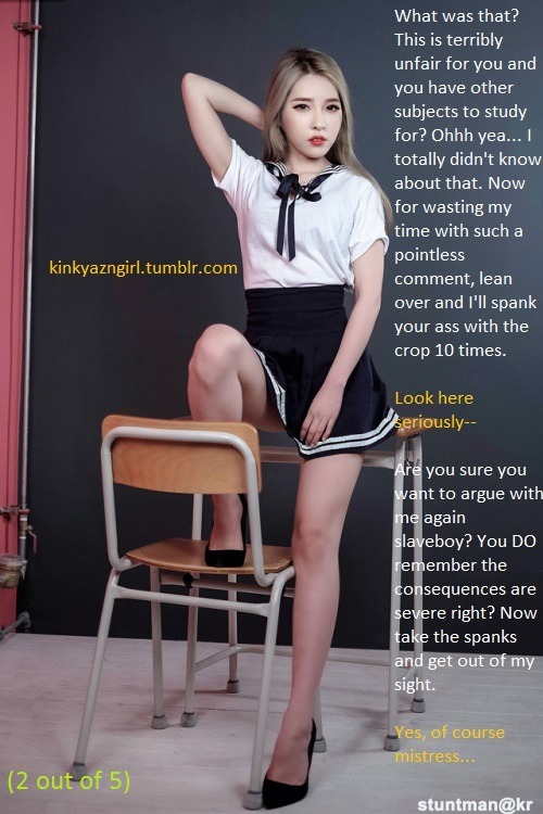kinkyazngirl:  Another original post. More to “come” from me in the future ;) Now who wants to have the privilege to learn Korean from this princess?More of my original posts here: https://kinkyazngirl.tumblr.com/tagged/OriginalCaption 