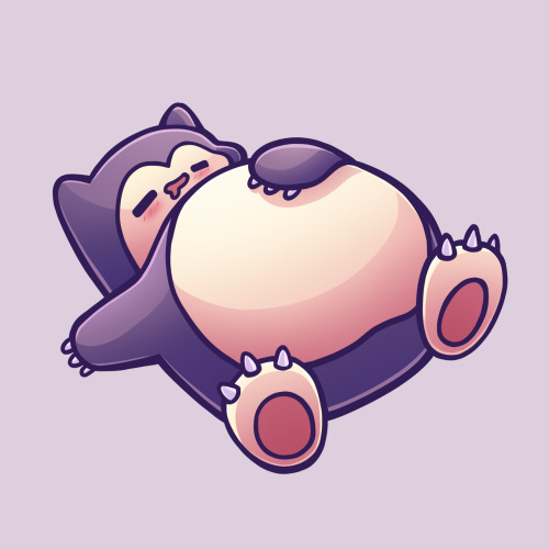 #143 - snorlax the sleeping pokemon! ko-fi / twitter / instagram 