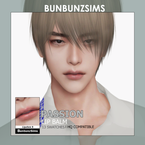 bunbunzsims1:Passion lip balm ✿ 13 Swatches Makeup category13 SwatchesHQ/nonHQ versionDownload here 