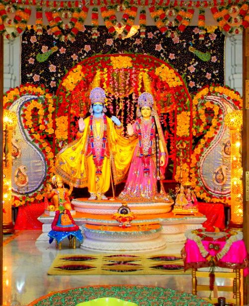 Radha Krishna in Prem Mandir Vrindavan temple