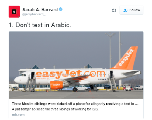 black-to-the-bones:Islamophobia is REAL and we need to start a conversation about that.1. Don’t text