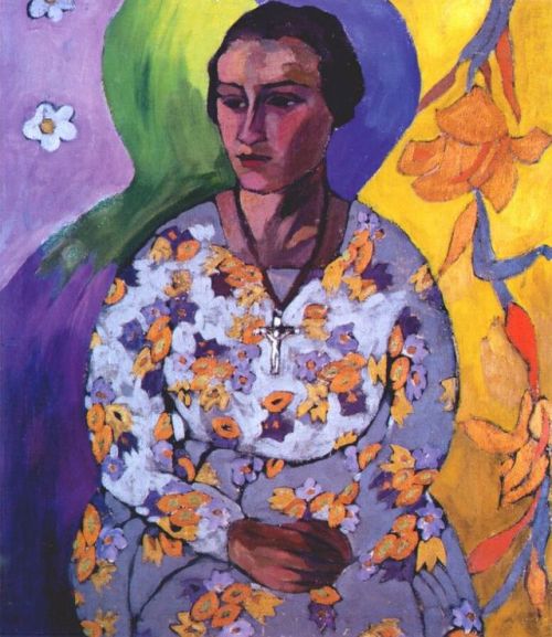 aristarkh-lentulov:Portrait of N. Svendonskaya via Aristarkh Lentulov