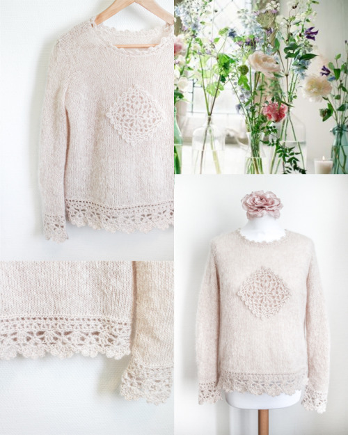 Dreaming about spring… What better time than now to begin your spring knitting?
Check out my new pattern Raven pullover, a boho-chic knit top at ravelry :)
