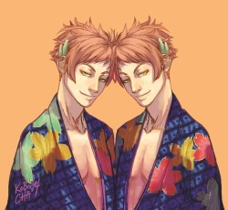 kobochasketch:  Someday someone is going to request ‘Host Club’ and I’m going to draw someone who is not the twins….some day….ヽ(‘ ∇‘ )ノ