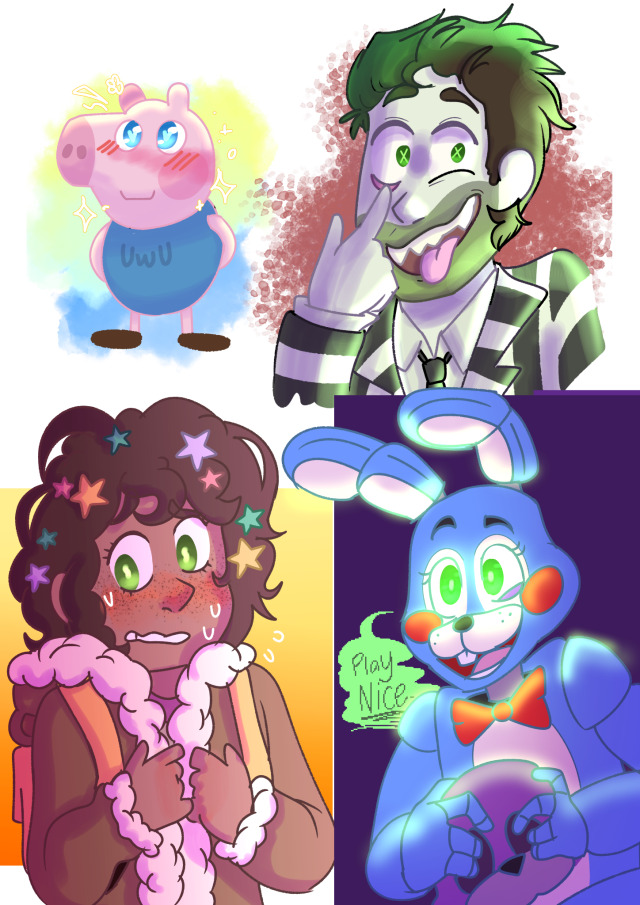 Piggy Roblox All Characters Drawing