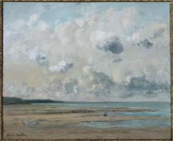 artist-courbet: Shores of Normandy, Gustave
