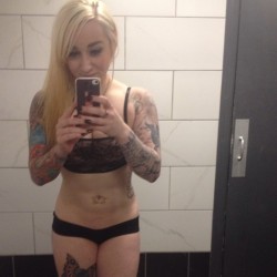 bellazombie:  Working out is totally starting to pay off! Here’s a #tattoosday for @suicidegirls #suicidegirls #tattuesday #toddinked  Babe &lt;3
