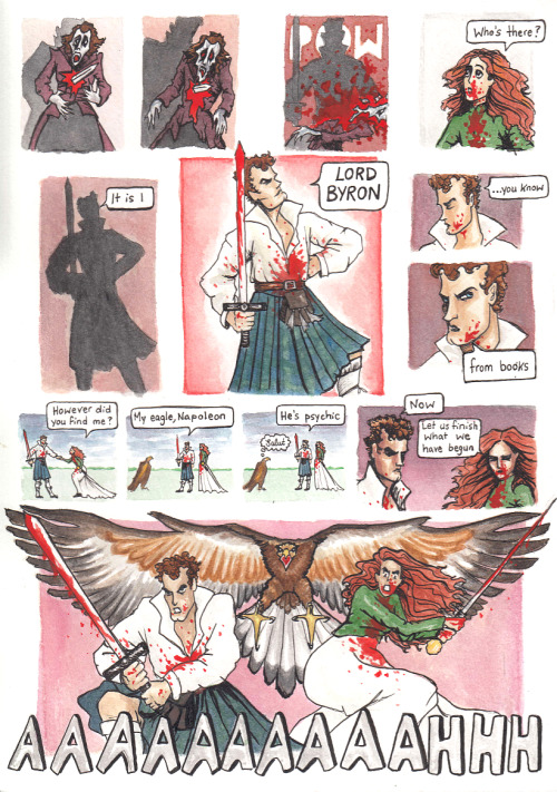 noshirtsinscotland: emilyscartoons: Bloodlust &amp; Bonnets - a short comic I made a while back 