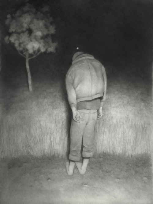 theonlymagicleftisart: Haunting Graphite Drawings by Ryan Salge Behance | Tumblr | Society 6 What&rs