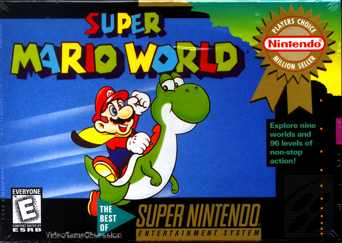 Day 1 - Very first video game: Super Mario World (SNES)  Day 2 - Your favorite character.Day