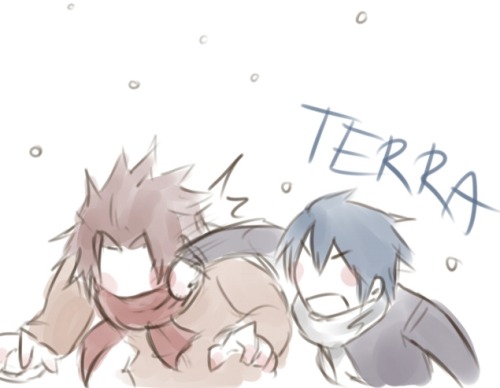 blackpaopu:  snowball fights are sure fun