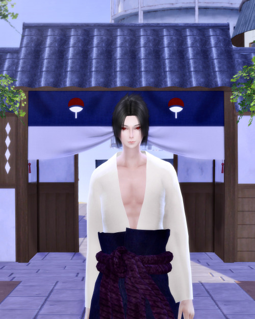 @obsims Thank you for letting me try Sasuke’s hair!! Nothing can express my happiness now  ε=ε=ε=(ﾉ≧