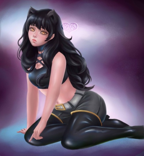 kyuupit:A drawing of Blake from RWBY. I think she’s a really great character and I absolutely love h