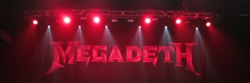 MEGADETH backdrop