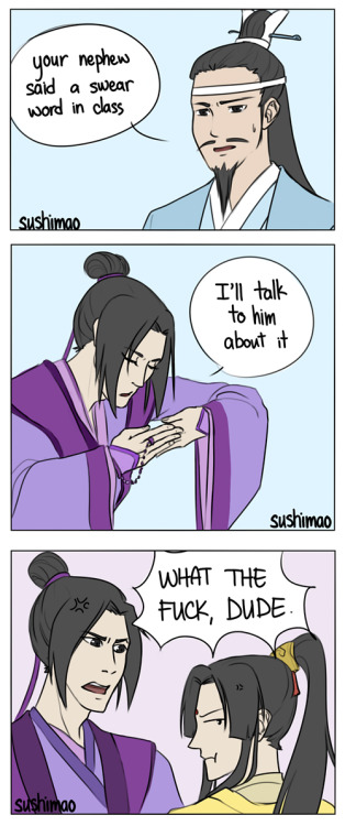 sushimao-art:parenting 101twitch