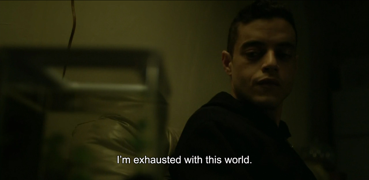 Represalias muerte Alexander Graham Bell Anamorphosis and Isolate — ― Mr. Robot: Season 1 “I'm exhausted with this...