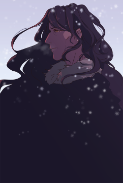 masasei:  mink standing in the snow looking cool yea 