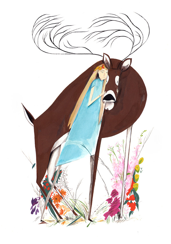 darksilenceinsuburbia:  Jon Lau 2015 Calendar Series Mei Mei   Po 10 out of 12* nature-themed