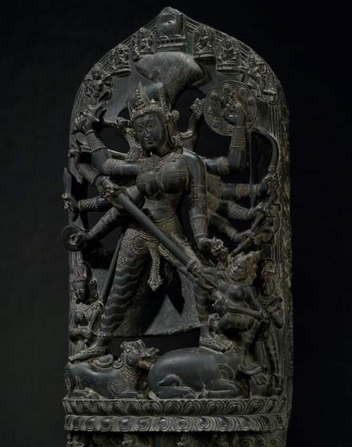 Durga, Pala art from Bengal
