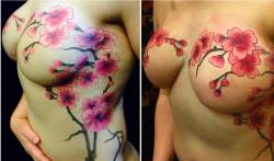 belgoroth:  stylemic:  Breast cancer survivors are taking back their bodies with stunning tattoos  Follow @stylemic  Awesome, awesome, awesome. Good for her, I hope she is able to help many more who have survived breast cancer. 