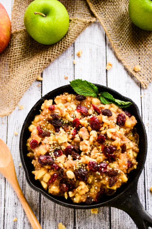 beautifulpicturesofhealthyfood - Raw apple-cinnamon & chia...