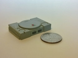 retrogamingblog:  Mini 3D Printed Playstation