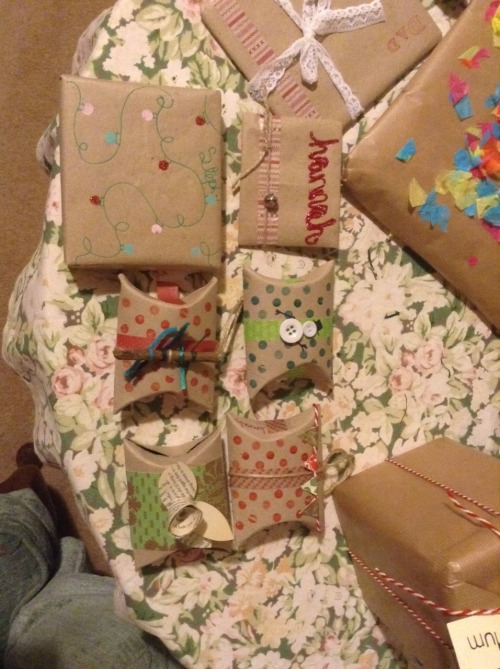 Been doing some crafty Christmas wrapping!