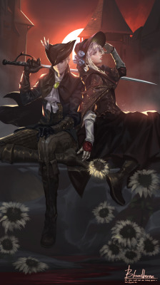 vetisx:  Lady Maria&amp;Doll“Its colour would stand most brilliantly against a head of greyish hair.”Artist: Baka [Pixiv]