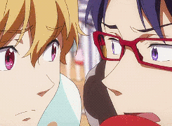 haiyse:  Nagisa and Rei at the Festival 