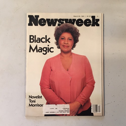 sontagbloodysontag:Toni Morrison. Photo: Richard Avedon. Newsweek. March 30, 1981